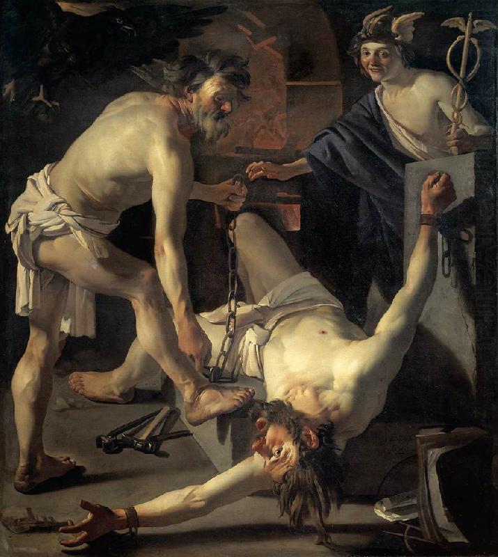BABUREN, Dirck van Prometheus Being Chained by Vulcan china oil painting image